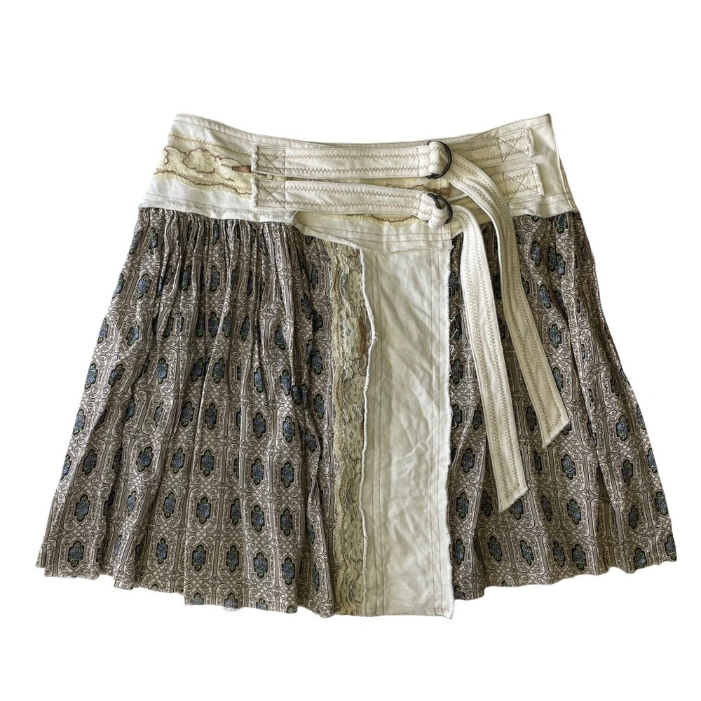 Free People Mixed Media Mini Skirt 2